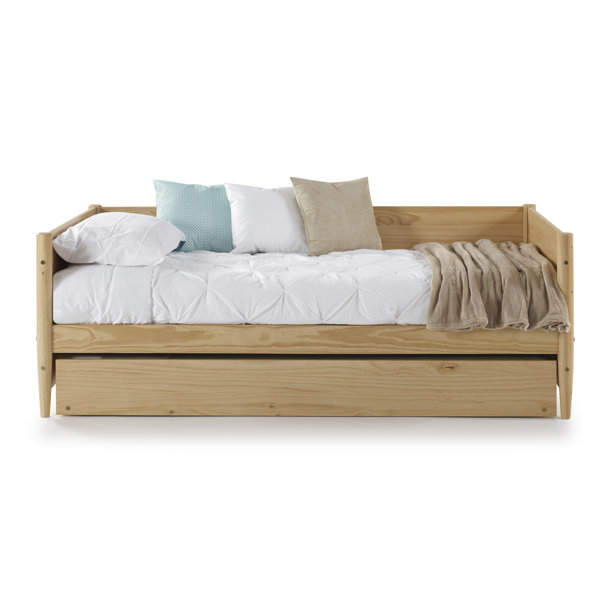 Foundstone™ Grady Twin Solid Wood Daybed with Trundle & Reviews Wayfair